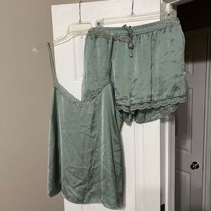 Women’s Silky Satin Pajama Set